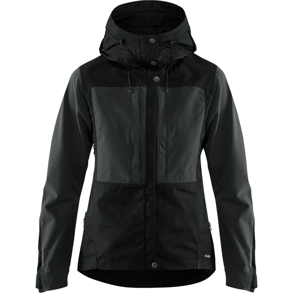 Fjallraven® (Women's XS) KEB™ Water & Wind Resistant Jacket in Black - $310